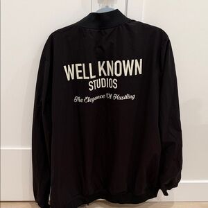 Black Well Known Studios Jacket